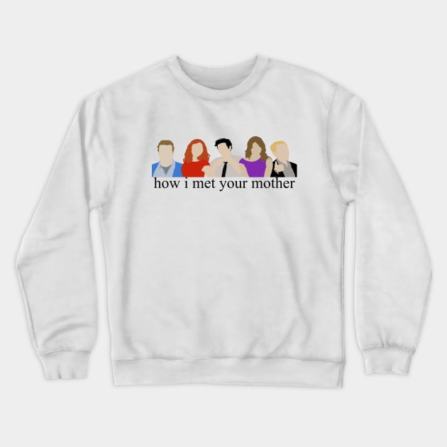 HIMYM (Minimalist Print with Text) Crewneck Sweatshirt by tytybydesign